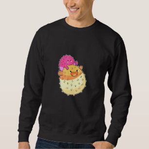 Sweatshirt Fish Mom Baby Pufferfish Puffer Fish For Kids