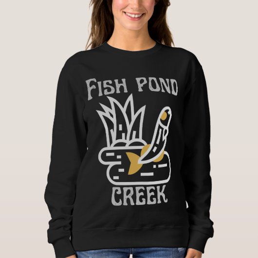 Sweatshirt Fish Pond Creek (Devant)