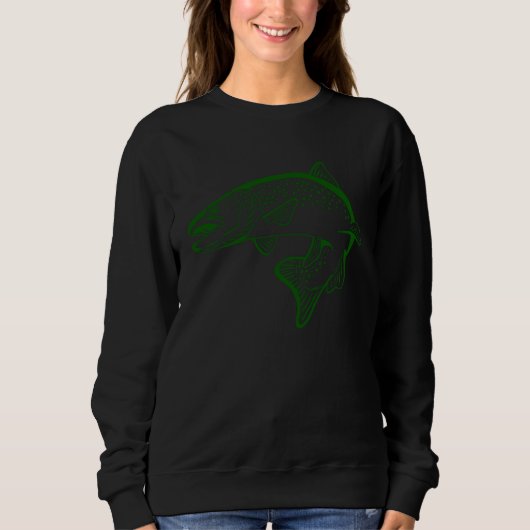 Sweatshirt Fish Wild Bass (Devant)