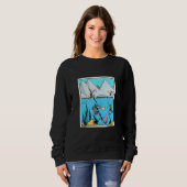 Sweatshirt Fish With Metal Detector Funny Fishing Treasure Hu (Devant entier)