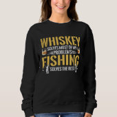 Sweatshirt Fisherman Fishing Solves The Rest Of My Problems F (Devant)