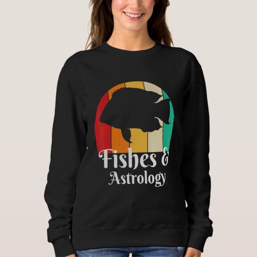 Sweatshirt Fishes And Astrology (Devant)