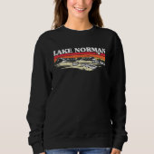 Sweatshirt Fishing Boating Camping Lake Vacation Lake Norman (Devant)