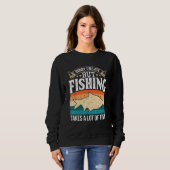 Sweatshirt Fishing Dad  Fathers Day for Men (Devant entier)