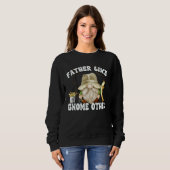 Sweatshirt Fishing Grandpa Gnome Graphic For Fishing Dad (Devant entier)