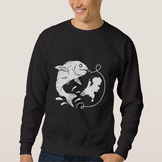 Sweatshirt Fishing In Holland Fishing Tackle (Devant)
