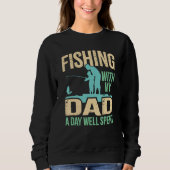 Sweatshirt Fishing With Dad  Sons & Daughters Fish Team Angle (Devant)
