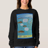 Sweatshirt Fissures dans le Monde - Comment est l'eau ? - (Devant)
