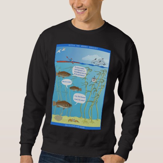 Sweatshirt Fissures dans le monde - Comment va l'eau ? - (Devant)