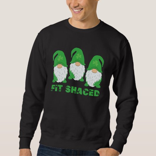 Sweatshirt Fit Shaced Irish Gnomies St Patrick's Day Green Sh (Devant)