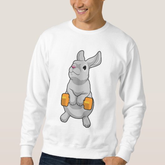 Sweatshirt Fitness Rabbit Dumbbell (Devant)