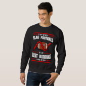Sweatshirt Flag Football Game American Player Field Flags  1 (Devant entier)