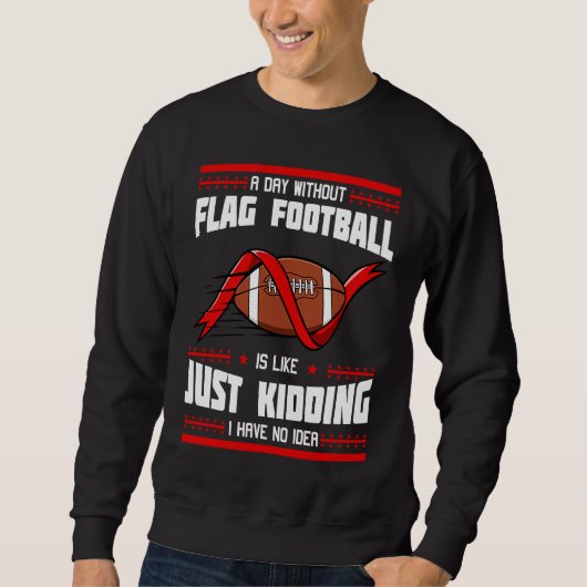 Sweatshirt Flag Football Game American Player Field Flags  1 (Devant)