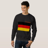 Sweatshirt Flag of Germany custom-cut  (Devant entier)