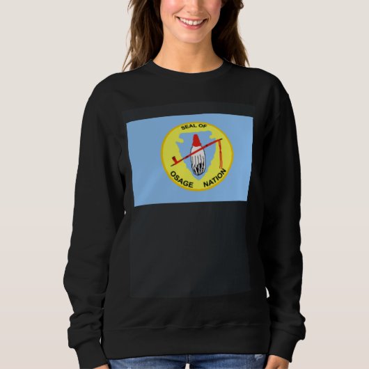 Sweatshirt Flag of the Osage Nation of Oklahoma USA (Devant)