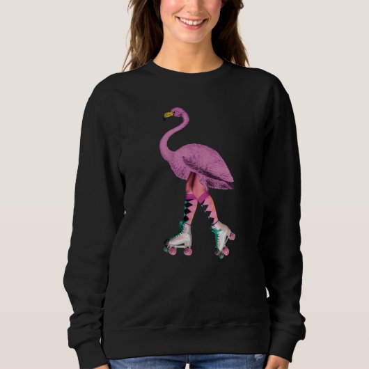 Sweatshirt Flamant rose Fun (Devant)
