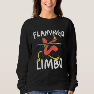 Sweatshirt Flamant rose Limbo Dance Beach Vacances d'été vaca