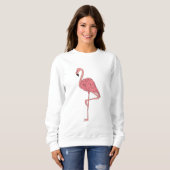 Sweatshirt Flamant rose rose (Devant entier)