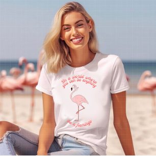 Sweatshirt Flamant rose rose