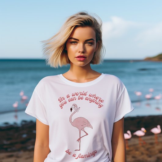 Sweatshirt Flamant rose rose