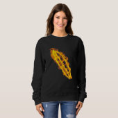 Sweatshirt Flames Fire Surfboard Surfboard Surfboard Surfboar (Devant entier)