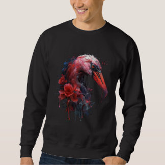 Sweatshirt Flamingo artwork  animal  animal flamingo
