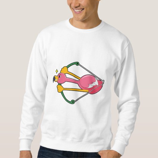 Sweatshirt Flamingo as Arrow (Devant)