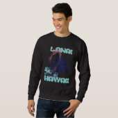 Sweatshirt Flamingo Hawaii Lanai Palm trees Vacation Ocean (Devant entier)