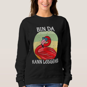 Sweatshirt Flamingo Unpunctual Bin Da Peut-être