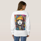 Sweatshirt Flare résolument moderne (Dos entier)