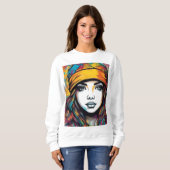 Sweatshirt Flare résolument moderne (Devant entier)