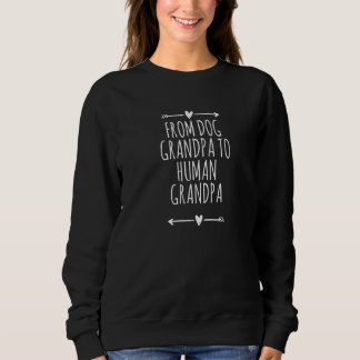 Sweatshirt Flèches Cœur Mignon De Grand-Père Chien À Grand-Pè