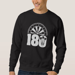 Sweatshirt Fléchettes Hommes Femmes Joueurs de fléchettes Cib