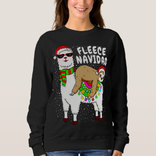 Sweatshirt Fleece Feliz Navidad Sloth