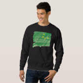 Sweatshirt Fleur Abstraite (Devant entier)