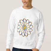 Sweatshirt Fleur abstraite de blu (Devant)