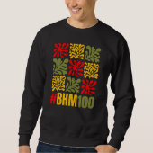 Sweatshirt Fleur abstraite Mois de l'histoire des Noirs 100 A (Devant)