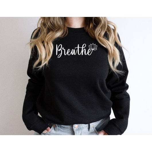 Sweatshirt Fleur de Breathe-Lotus-Fleur sauvage-Yoga