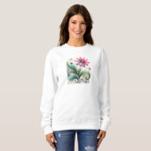 Sweatshirt Fleur de Fantaisie en Croissance (Devant entier)