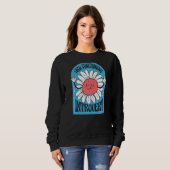 Sweatshirt Fleur d'introduction antisociale (Devant entier)