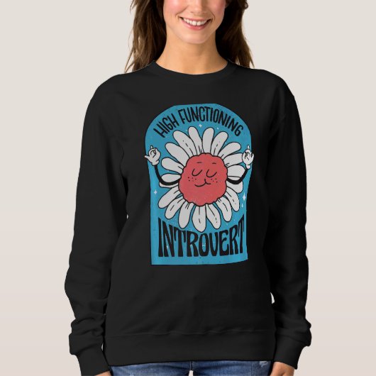 Sweatshirt Fleur d'introduction antisociale (Devant)