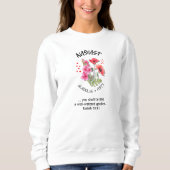 Sweatshirt Fleur du mois de naissance AOÛT Christian (Devant)