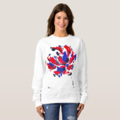Sweatshirt Fleur éclatée (Devant entier)