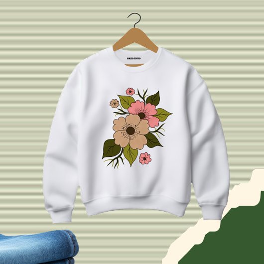 Sweatshirt Fleur florale