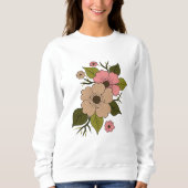 Sweatshirt Fleur florale (Devant)