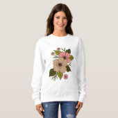 Sweatshirt Fleur florale (Devant entier)