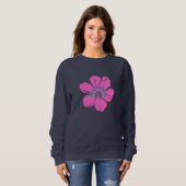 Sweatshirt Fleur rose pâle (Devant entier)
