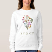 Sweatshirt Fleur sauvage (Devant)