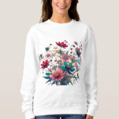 Sweatshirt Fleur sauvage (Devant)