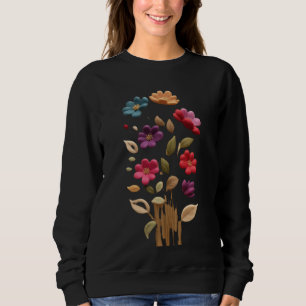 Sweatshirt Fleurir à travers le silence Douces Pétales, Racin